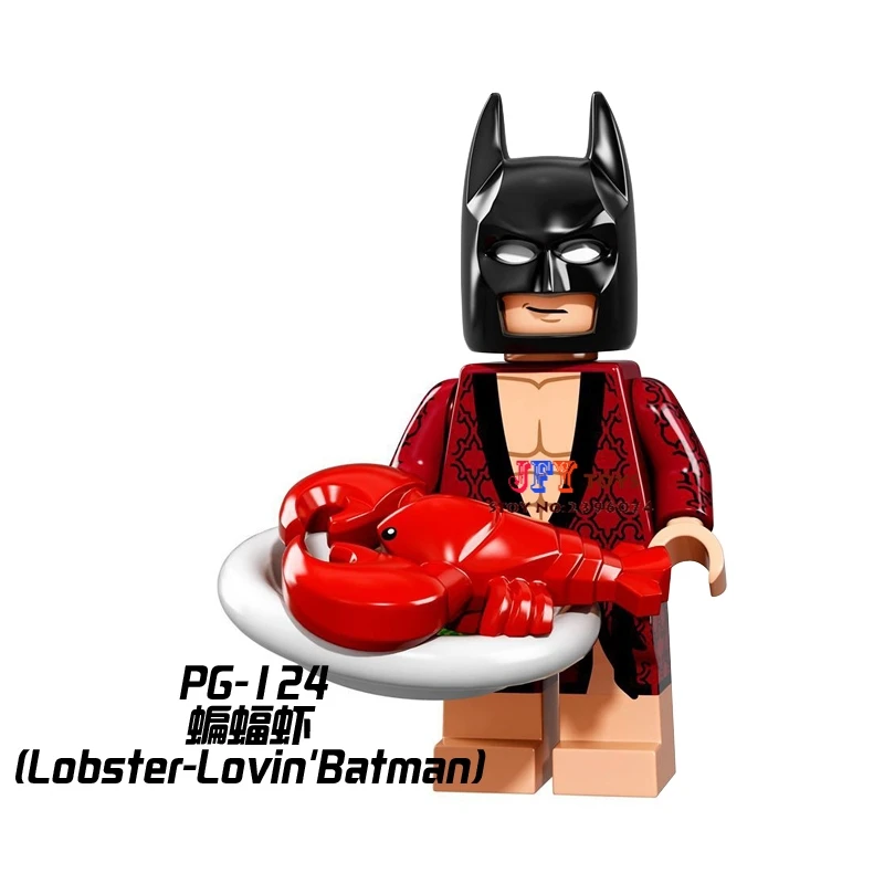 Супергерой поштучная продажа Lobster-ovin's Batman коллекция Конструкторы модель подарочные Кубики Игрушки для детей brinquedos menino