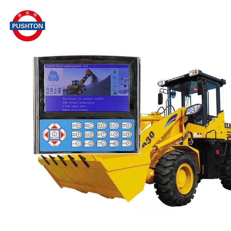 

Dynamic weighing electronic industrial weighguage for wheel loaders, shovels, backhoes Forklift truck scale weighing