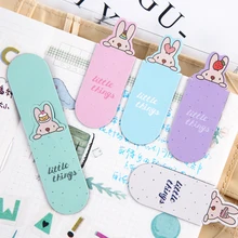 3 шт./компл. мультфильм животных: кролика, пометки книжных магнитная закладка для книг Бумага зажимы закладка для книги канцелярские офисные школьные принадлежности, блокноты