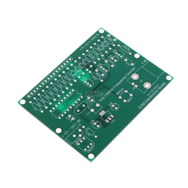 1Hz 75MHz счетчик частоты 7V 9V 50mA DIY Kit измеритель модуля Cymometer T16 Прямая поставка|frequency