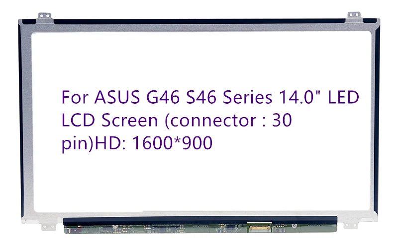 #^Special Price For ASUS G46 S46 Series 14.0\ LED LCD Screen (connector : 30 pin)HD: 1600*900 #^Special Price For ASUS G46 S46 Series 14.0\ LED LCD Screen (connector : 30 pin)HD: 1600*900