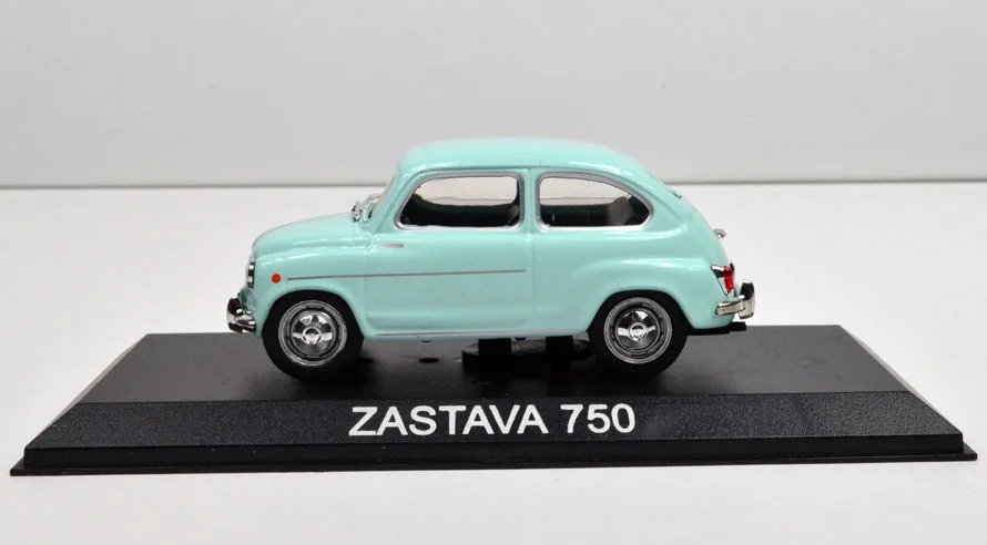 1/43 советская модель сплава автомобиля ZASTAVA 750 классическая модель украшения автомобиля Модель