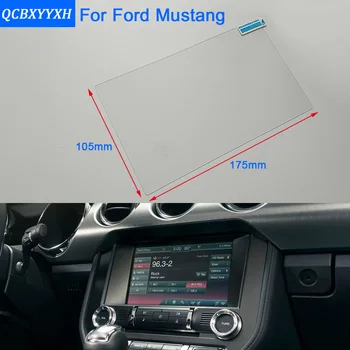 

Car Styling 8 Inch GPS Navigation Screen Steel Glass Protective Film For Ford Mustang Control of LCD Screen Car Sticker