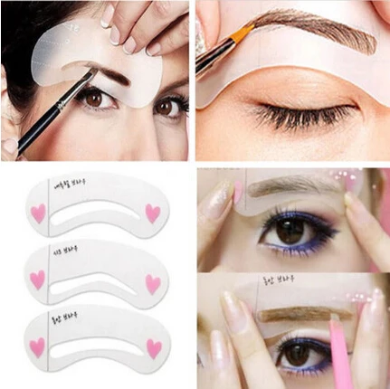 3 шт. трафареты для подводки глаз бровей|stencil eye|stencil cat eyesstencil eyeliner |