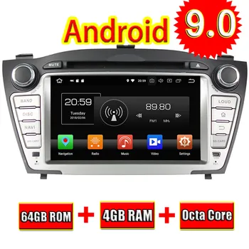 

Topnavi Android 9.0 Car DVD Radio Head Unir Player For Hyundai TUCSON IX35 2009 2010 2011 2012 GPS Navigation Stereo 2 Din 4+64G