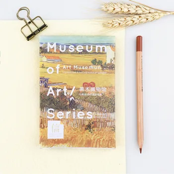 

30pcs/lot Art Museum Van Gogh Artist Postcards Cute DIY Envelop Gift Card Creative Bookmark Wholesale Stationery