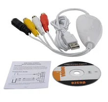 Оригинальный Ezcap1568 USB Audio Grabber Захват аналогового видео с VHS, V8, Hi8, 8 мм видеокамеры ТВ STB цифровой, Mac OS и Win10 64
