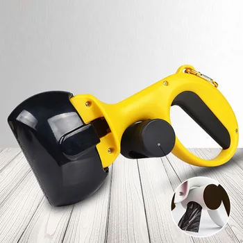 

High 2 in 1 Pooper Scooper Pet Waste Scoop Easy Clean Pickup Grabber for Dog Walking LG66