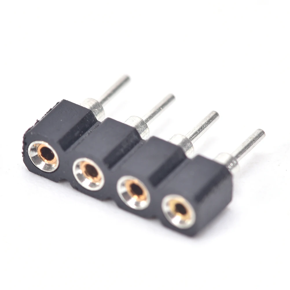20 шт./лот черный 4 pin иглы 4pin RGB Разъем Мужской Женский разъем адаптера для 3528 5050 SMD