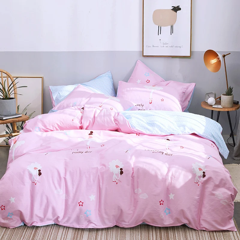 13372 Pure 100 Cotton Bedding Sets Ballet Leopard Printing Duvet