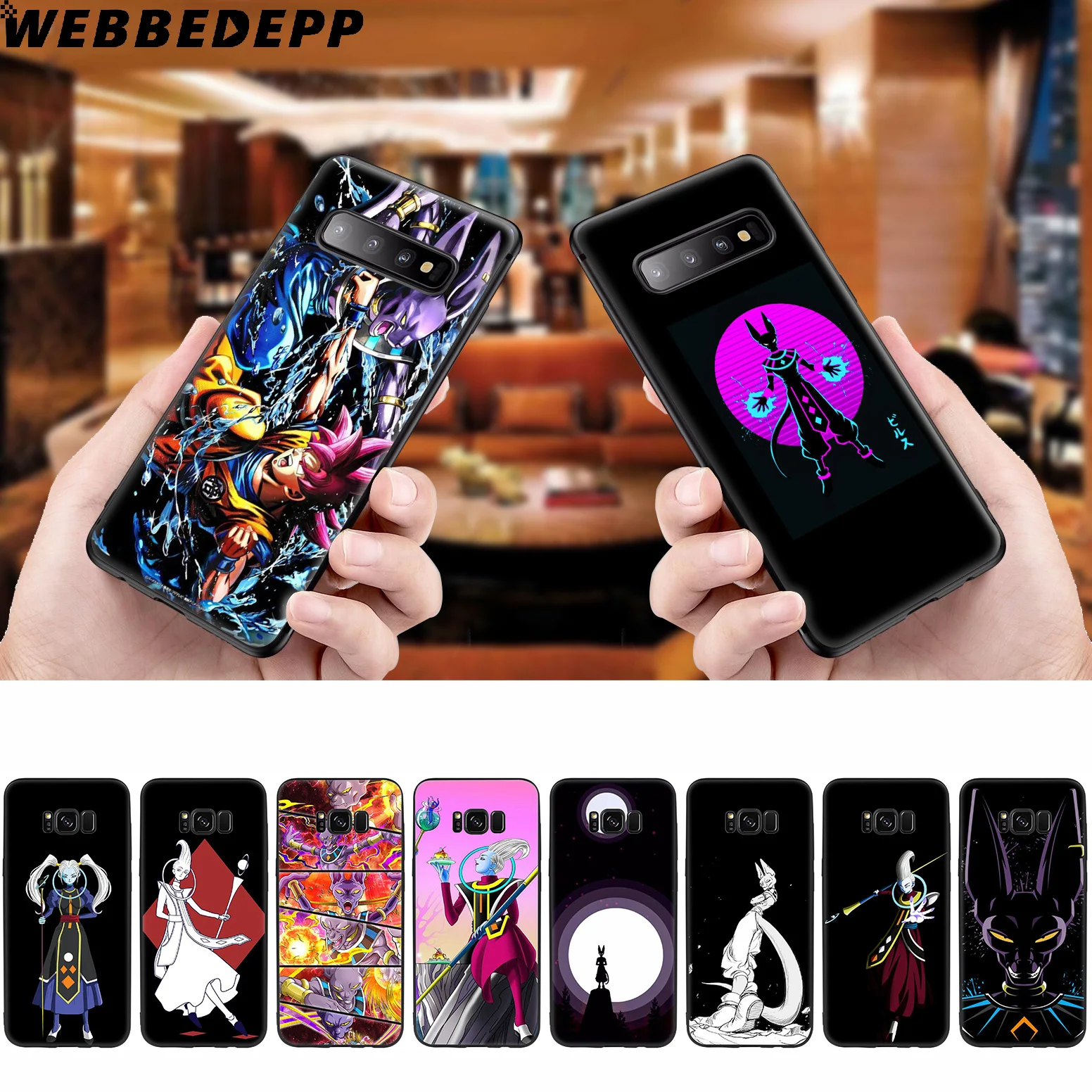 Мягкий чехол Dragon Ball Z Whis beerus для Samsung Galaxy S10 S10e S9 S8 Plus S7 S6 Edge &amp J6 2018 Note 10 9 8 |