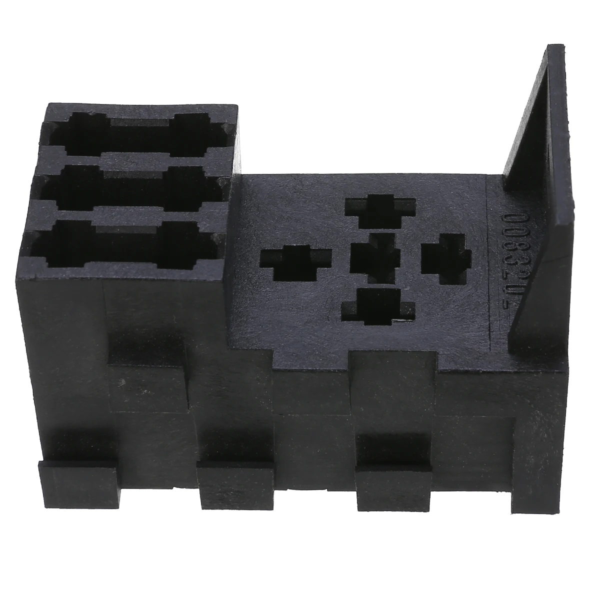 3 Way Black Car Medium Relay Fuse Box Assembly with 11pcs Terminals Car Insurance Fuse Holder