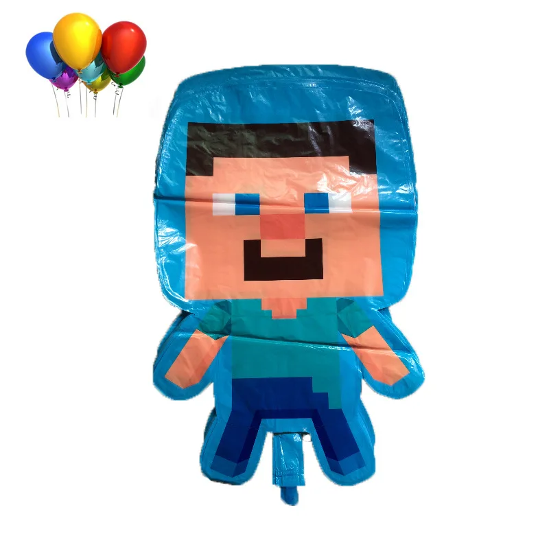 

18 Inch Minecraft Balloon Minecraft Birthday Party Foil Balloon for Kids Party Wedding Party Inflatable Air Balloons Classic Toy