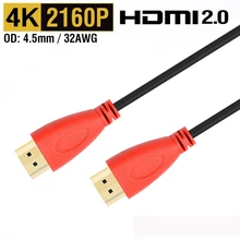 Hdmi-кабель 4K HDMI 2,0 кабель для IPTV lcd xbox 360 PS3 4 pro телеприставка с переключателем для проектора HDMI