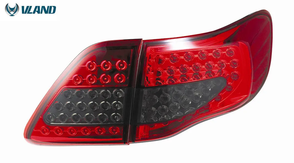 

VLAND manufacturer for Car Tail light for Corolla LED Taillight 2007 2008 2009 for Corolla Tail lamp with DRL+Reverse+Brake