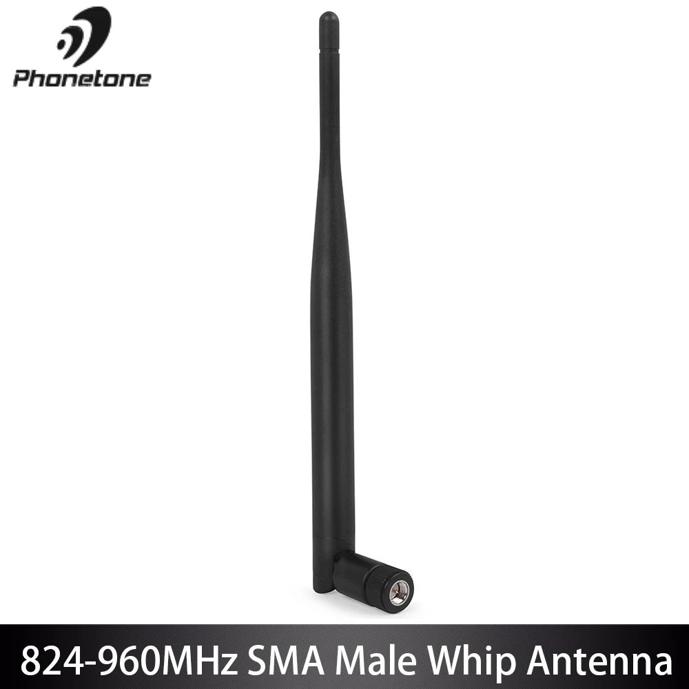 Ретранслятор GSM антенна 3dBi 824 960 МГц комнатная прямоугольная с SMA разъемом папа для