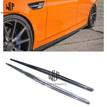 

5 series F10 F18 Coupe 3D style Carbon fiber Car Side skirts For refit BMW MT M5 car body kit 2011-2017 car refitting kit