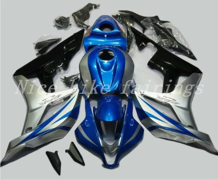 

3Gifts New Injection Mold Full Fairing kit Fit For Honda CBR600RR F5 2007 2008 07 08 600RR 600 ABS fairings custom blue silver