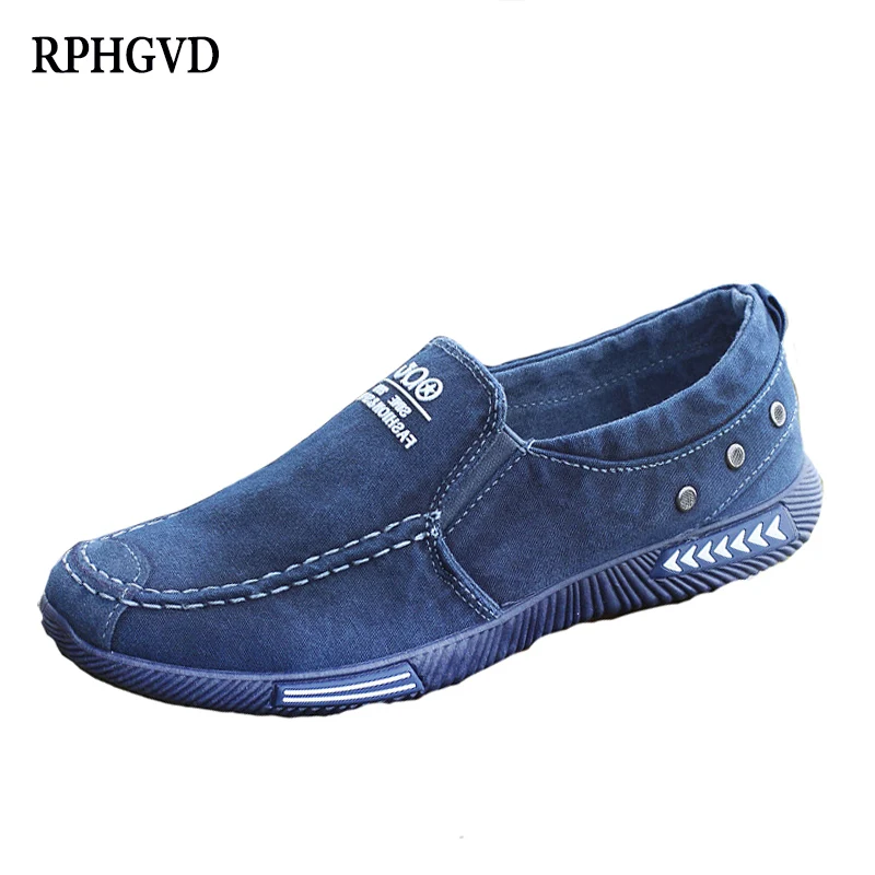 Autumn New Men's Canvas Sports Shoes a Pedal Breathable Lazy Shoes Plus Velvet Warm Lightweight Large Size Men's Shoes