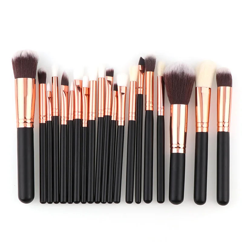 2017 20 Pcs High Quality Professional Cosmetic Makeup Brush Set Gold