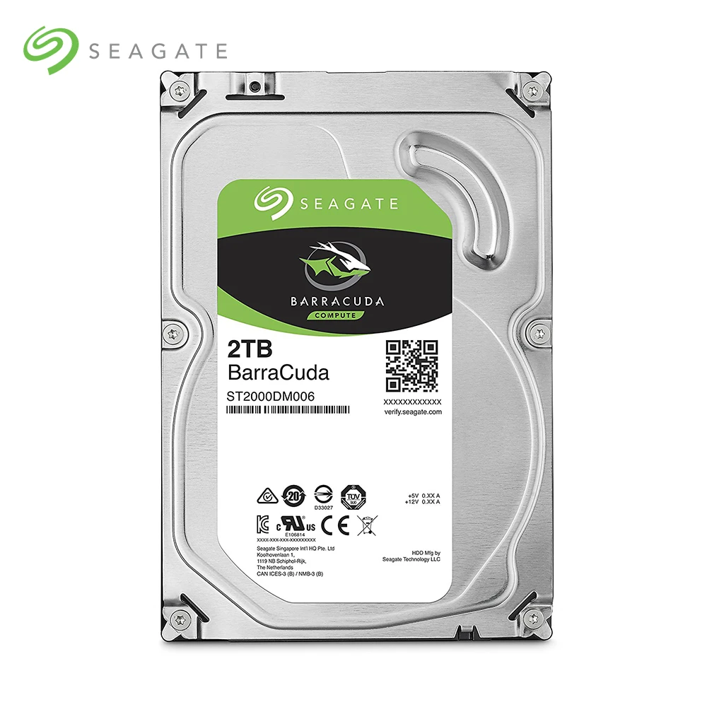 

Seagate Barracuda - Internal Hard Disk of 2 TB (3.5 " 64 MB SATA cache of 6 GB / s up to 210 MB / s) Silver