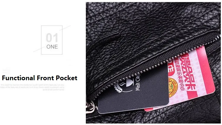 MJ Soft Leather Women Backpack Large Travel Bag PU Leather Female Daypack Black Backpack School Bag for Teenage Girls (8)