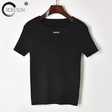 ORDEESON желтый топ рубашка женские летние топы рубашки для мальчиков для женщин топы корректирующие черный, белый цвет одежда укороченный футболк