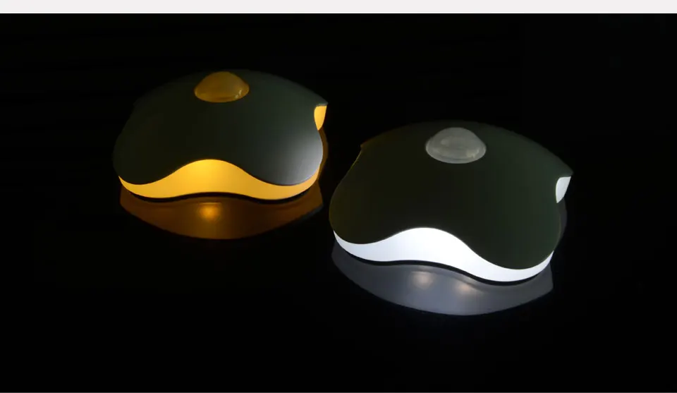 СВЕТОДИОДНЫЙ Ночник Лампа с датчиком движения Luminaria батарея питание Ночная аварийная лампа для детская спальня Туалет Кухня