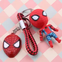 Мстители Бесконечность войны Человек-паук брелки Американский капитан Тор Железный человек Действие ювелирные украшения фигурки игрушки