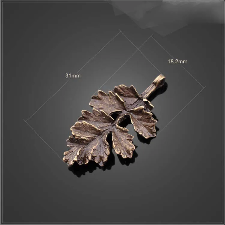 

Free Shipping Wholesale Charms & Pendants Alloy Metal Antique Bronze 31X18.2mm leaf pendant Jewelry 50Pcs,YZ-13774