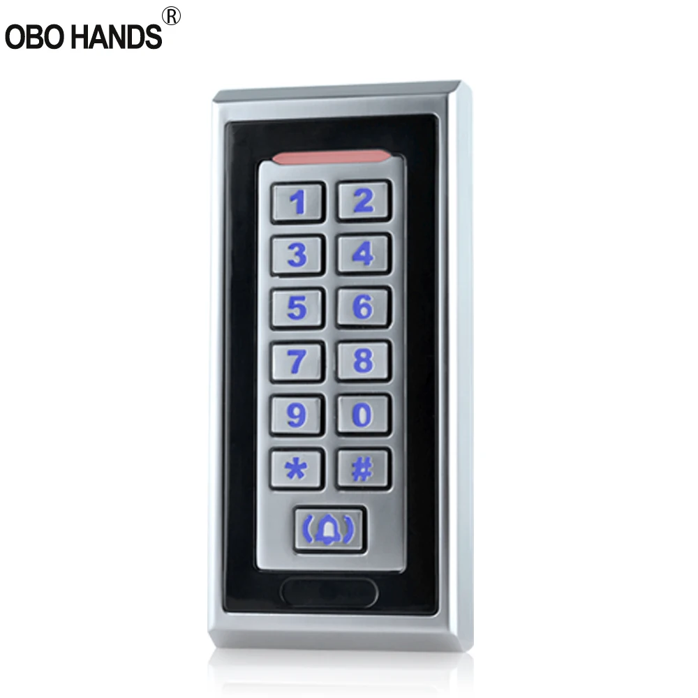 125 кГц RFID Клавиатура Автономный контроллер доступа плата металла EM кард ридер + 10