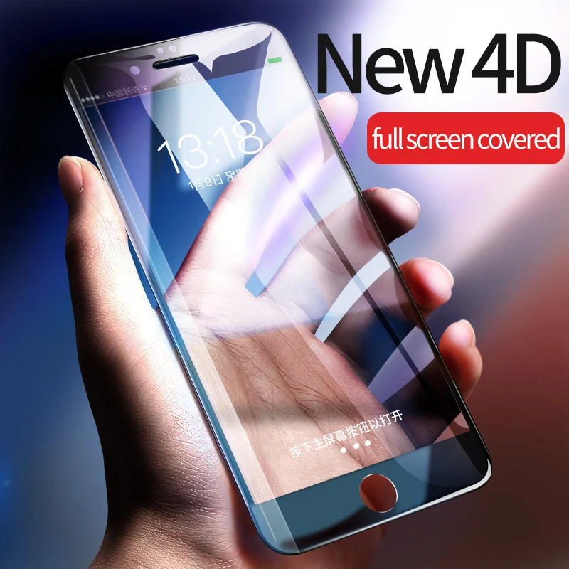 

MSVII 4D Full Coverage Tempered Glass For iPhone 6 6 Plus Screen Protector For iPhone 6 6s Plus Glass Film Protection