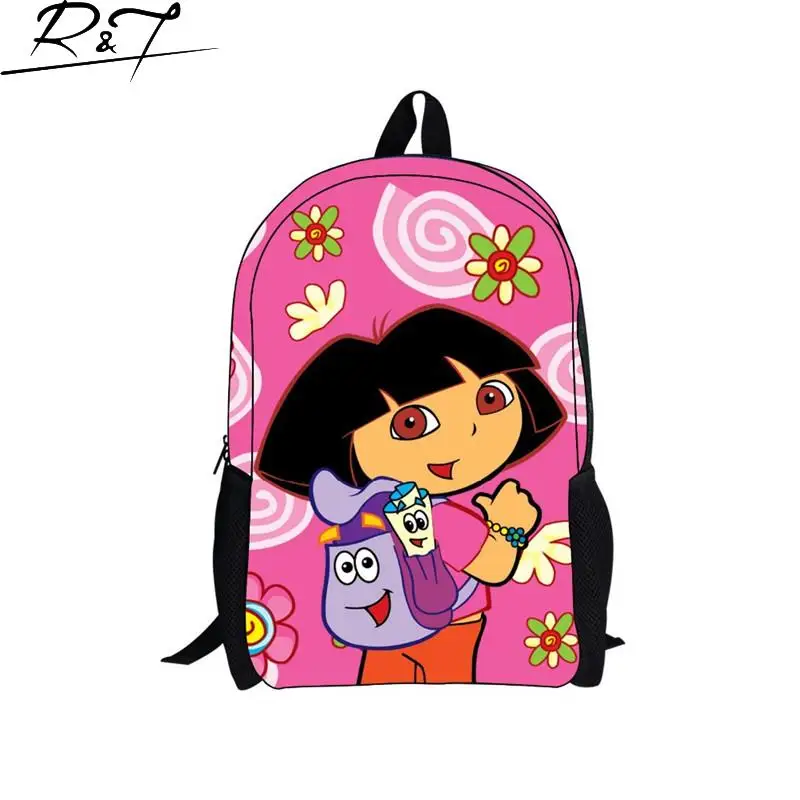 Dora Kids Drawstring school bags,children cartoon bag,children printing