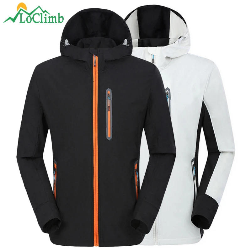 LoClimb Men's Hiking Jacket Men Spring/Summer Stretch Outdoor Sport
