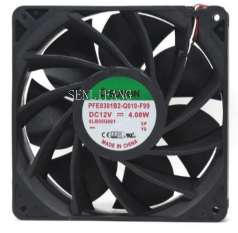 

Free shipping PFE0381B2-Q010-F99 14038 12V 4.08W three-wire cooling fan One year warranty