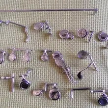 Флейта запчасти Никель-покрытием Ключи