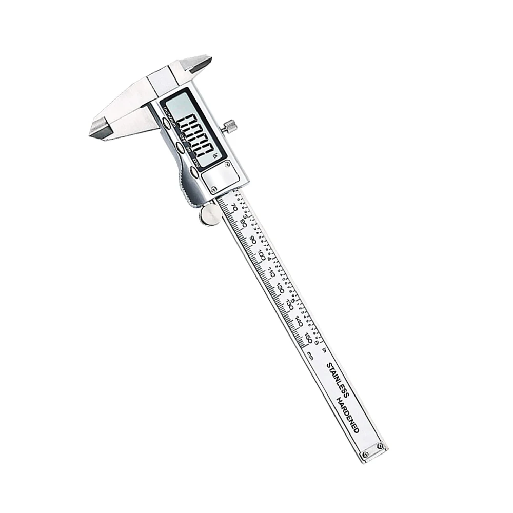 

Stainless Steel Electronic Digital Display Slide Caliper Measuring Range of 0-150mm Vernier Ruler Measuring Tool Digital Ruler