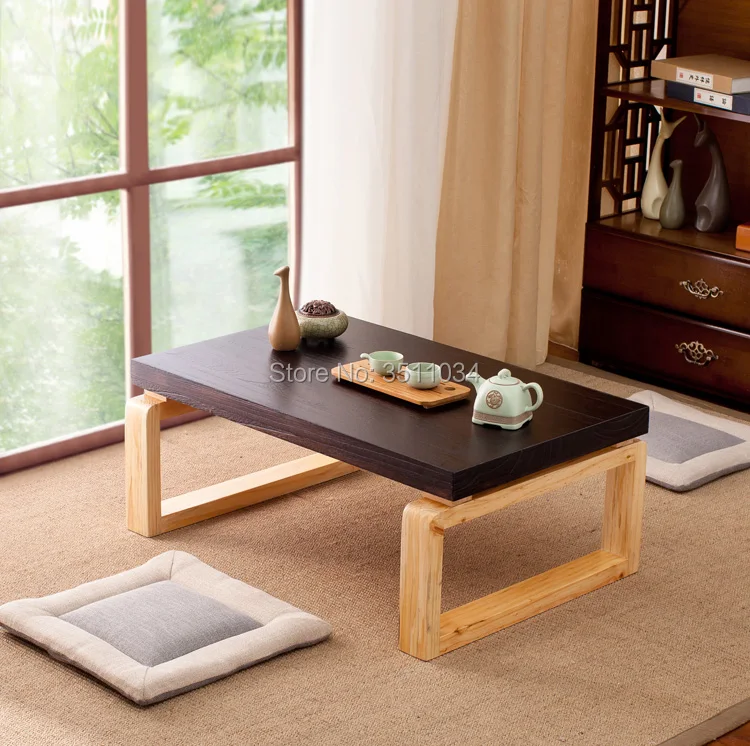 New Item Asian Antique Style Vintage Wooden Table Foldable Legs
