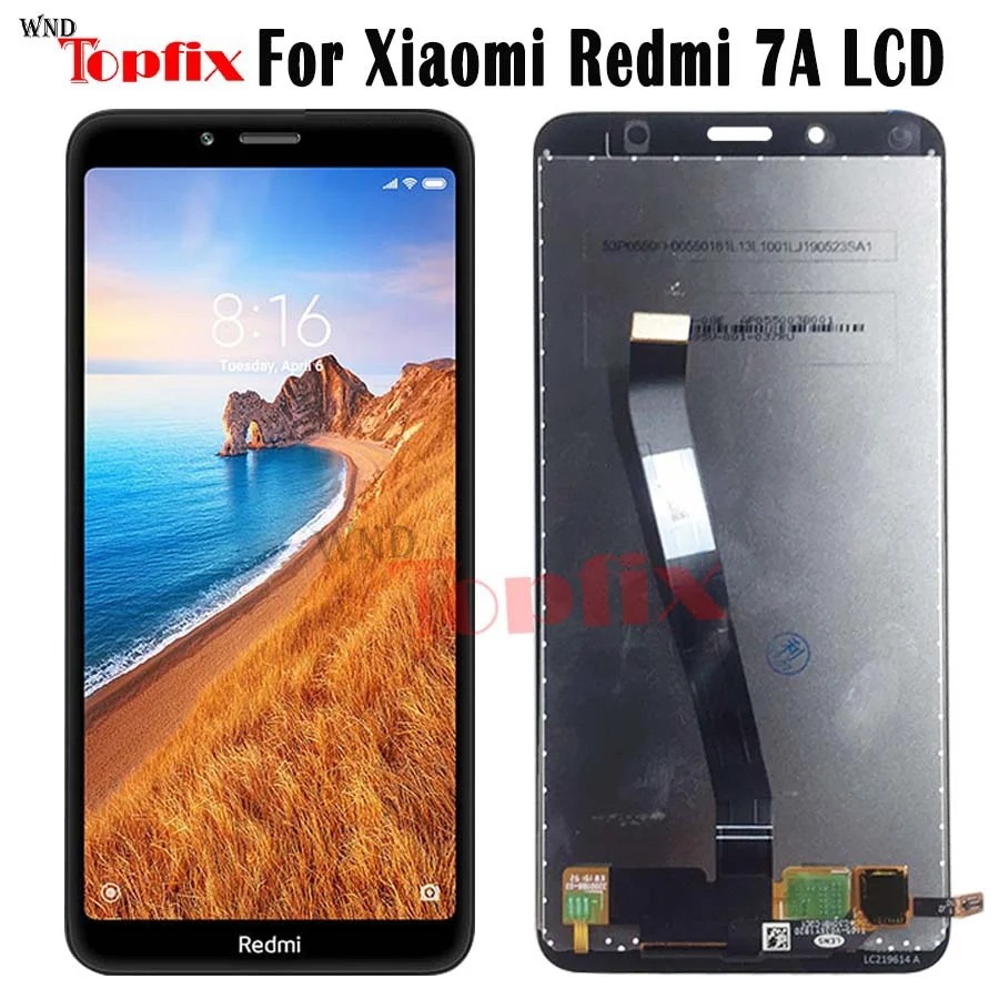 ЖК-дисплей 100% для Xiaomi Redmi 7A с сенсорным экраном и дигитайзером 5 45 дюйма сменные