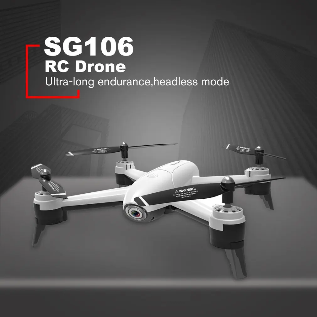 SG106 Радиоуправляемый Дрон с 720 P/1080 P/4 K HD двойной камерой FPV Wi-Fi в реальном времени воздушная видео оптический поток Радиоуправляемый вертолет модель 2/3 батареи