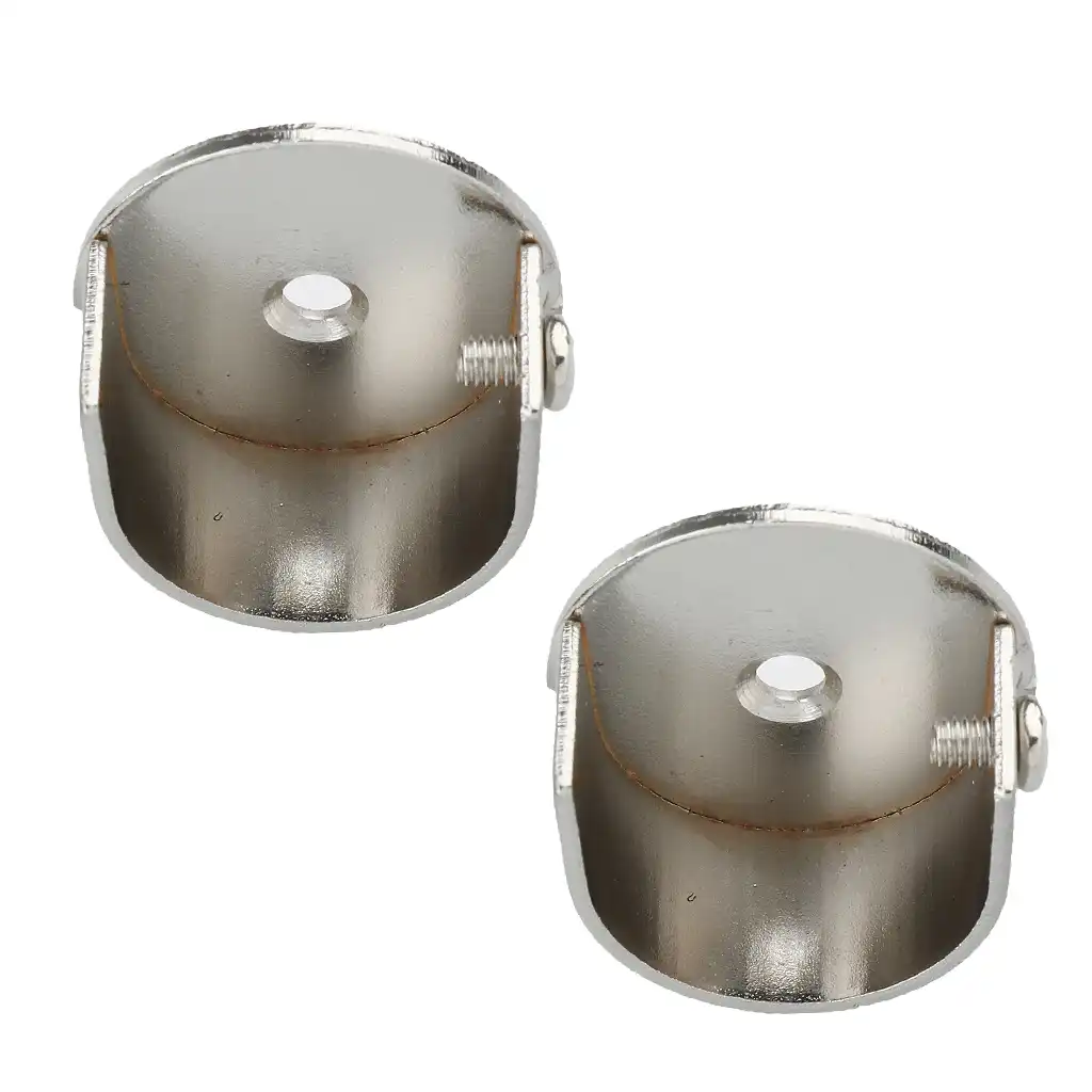 4x Recess Bracket Curtain Rail Support Curtain Pole Bracket Wall