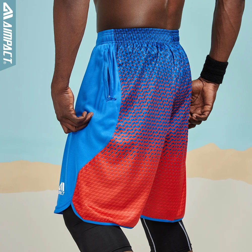 AIMPACT Новый Лоскутная Для мужчин шорты модные спортивная Мужские шорты для купания Лето быстросохнущая тренировка Кроссфит мужской