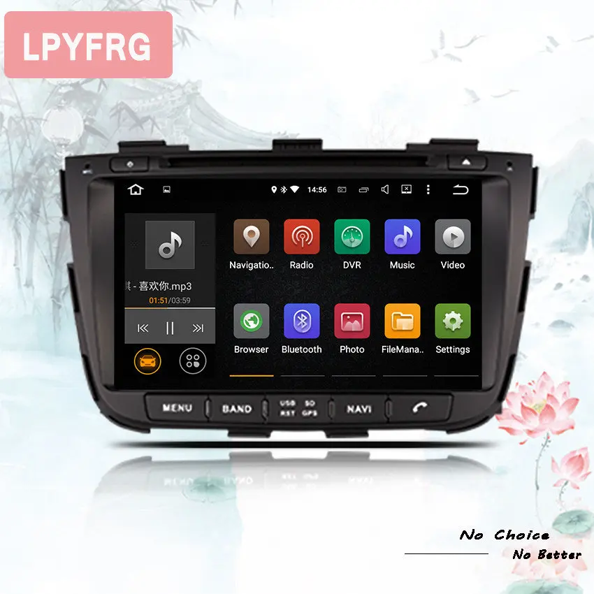 4G + 64G android 9 0 автомобильный dvd для kia sorento 2013 2014 Автомобильный Радио gps навигация с