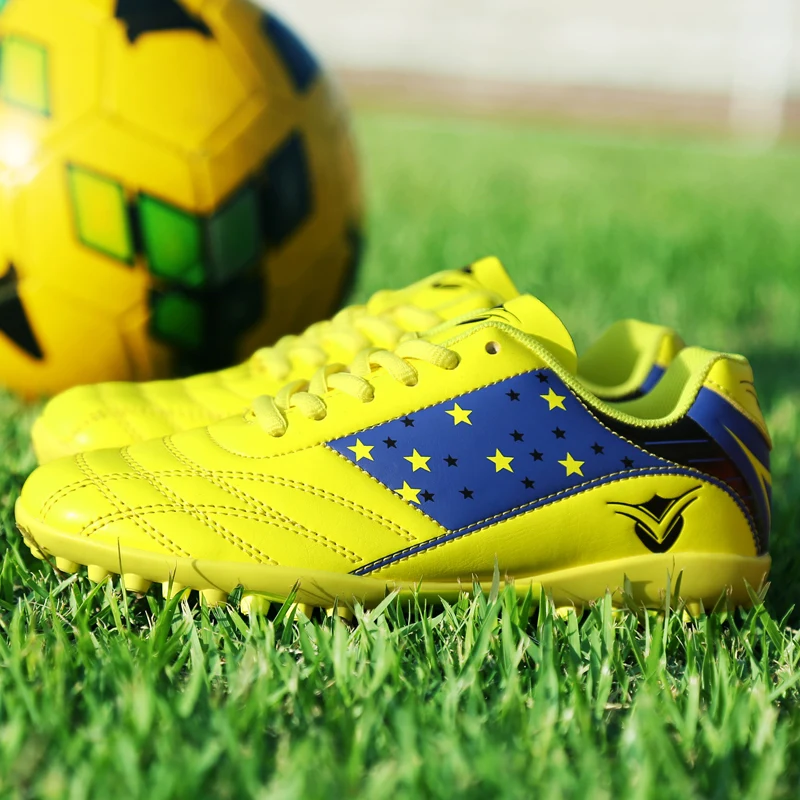 Футбольные бутсы для мужчин, шипованные кросовки для футбола, кожаные кроссовки для футбола, кроссовки для футбола зеленый газон