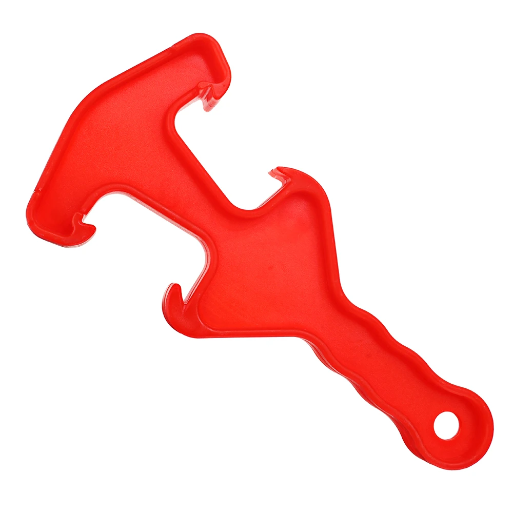 Открывалка для ведер двухконцевая Пластиковая Ведро краска бочка крышка банки открывалка гаечный ключ инструмент красный