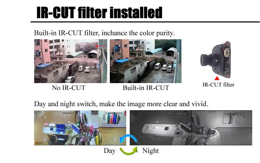 900tvl cctv camera DW55C9-A 8-1