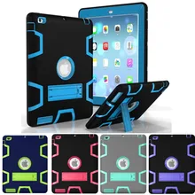 WeFor Case For Mini 4 Shockproof Heavy Duty Rubber With Hard Stand Case Cover Fundas