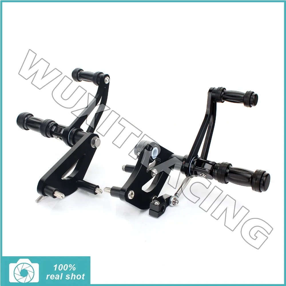 BLACK FORWARD CONTROLS FOOTPEGS REARSETS FOR SUZUKI C / M 800 Intruder