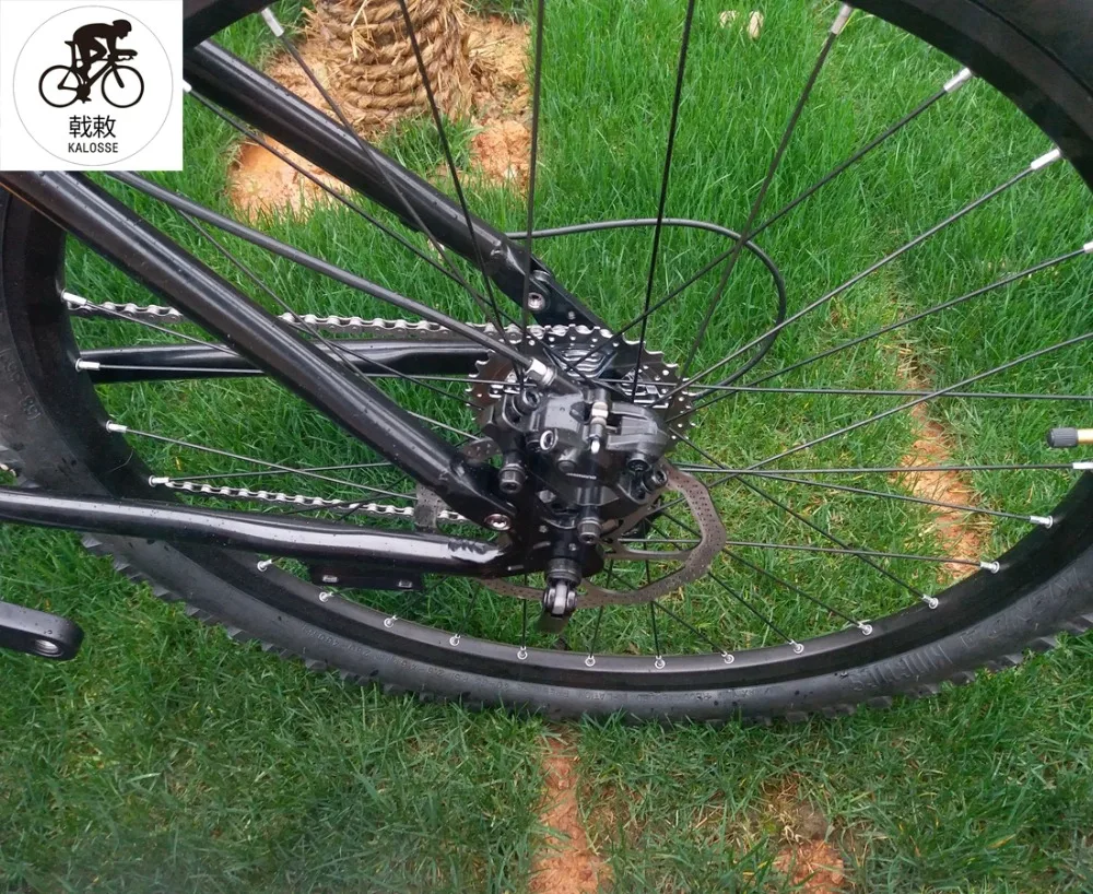 Clearance Kalosse  Hydraulic brakes 26er   M310  24  speed    bikes   17 inch   AM/XC  mountain  bicycle   Full suspension mountain bike 10