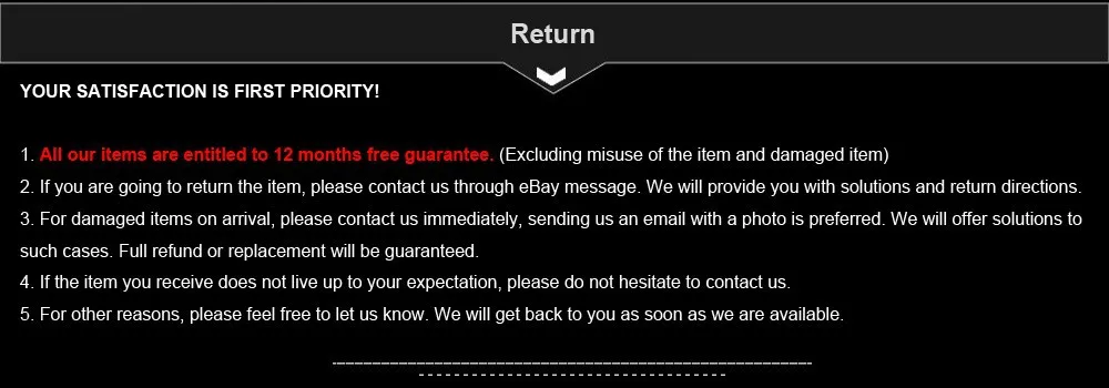 Return